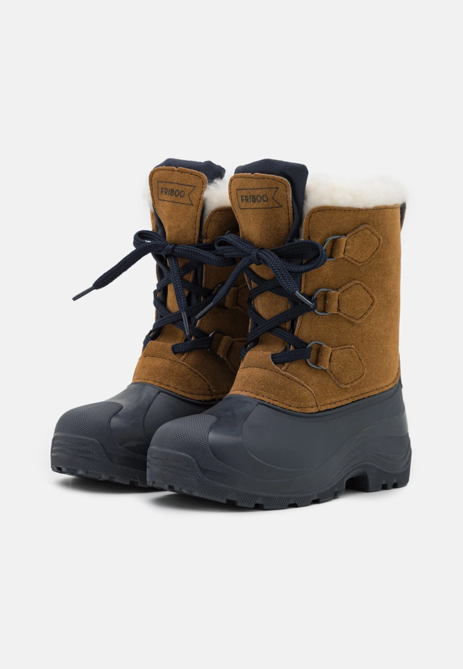 Friboo Stivali Con I Lacci - Beige 2 Friboo Stivali Con I Lacci - Beige - immagine 2