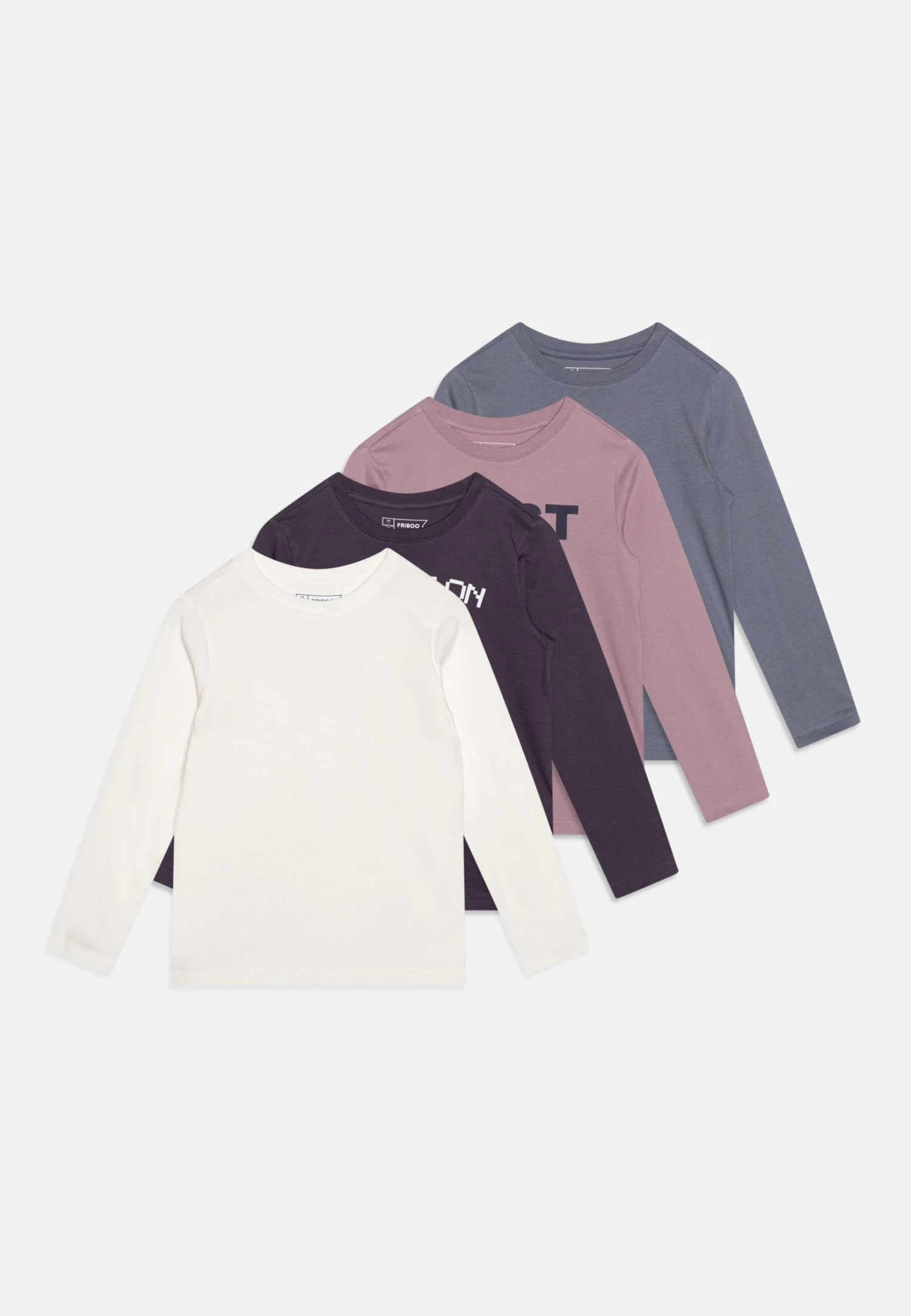 Friboo 4 PackMaglietta A Manica LungaMulti-Coloured/Grey/Blue Bambini T-shirt & Top F5724G078-T12 1 Friboo 4 PackMaglietta A Manica LungaMulti-Coloured/Grey/Blue Bambini T-shirt & Top F5724G078-T12