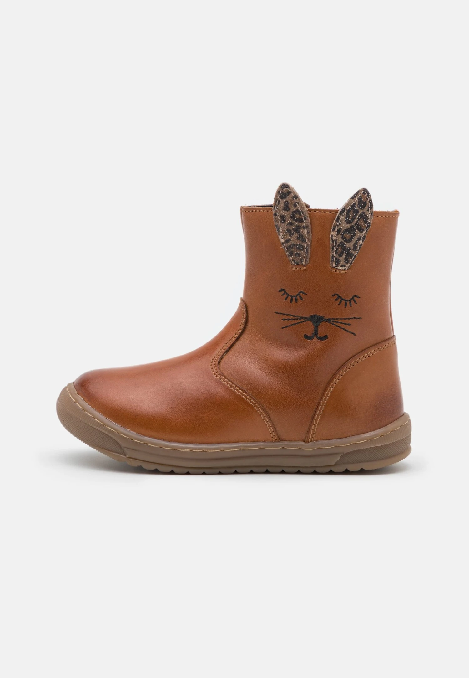 Friboo LeatherStivalettiCognac Bambini Stivali F5713I0EA-O11 1 Friboo LeatherStivalettiCognac Bambini Stivali F5713I0EA-O11